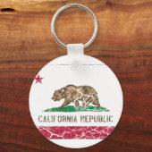 California State Flag  Sleutelhanger (Voorkant)