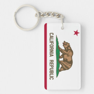 California State Flag Sleutelhanger
