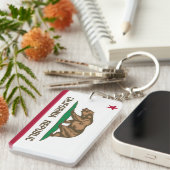 California State Flag Sleutelhanger (Voorkant Rechts)