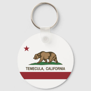 California State Flag Temecula Sleutelhanger