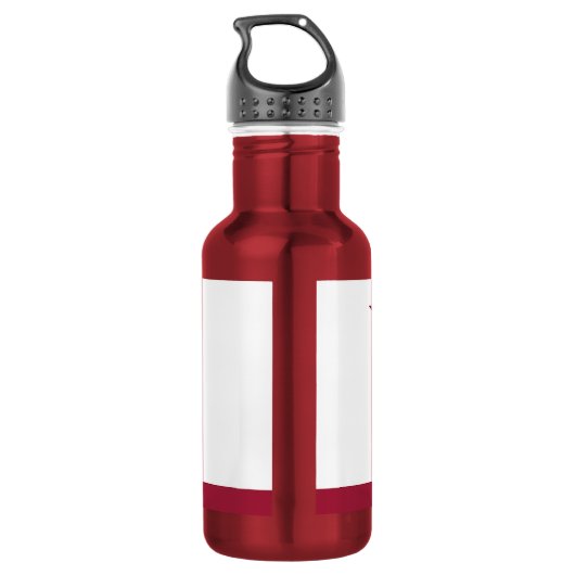 California State Flag Vrijheidsfles Waterfles (Achterkant)