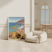 California State Flower Poppies Art print