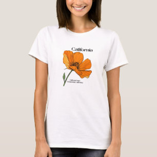 California State Flower T-shirt voor vrouwen