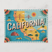 California State geïllustreerde kaart (Voorkant)