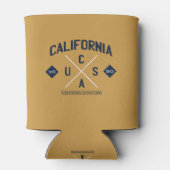 California State Hipster Logo Blikjeskoeler (Achterkant)