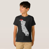 California State-kerstfoto Ugly Xmas Sweat T-shirt (Voorkant volledig)