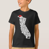 California State-kerstfoto Ugly Xmas Sweat T-shirt (Voorkant)