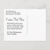 California State Liefdeskaart Home Sweet Home Aang Aankondigingskaart (Achterkant)