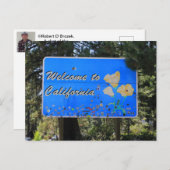 California State Line-Briefkaart Briefkaart (Voorkant / Achterkant)