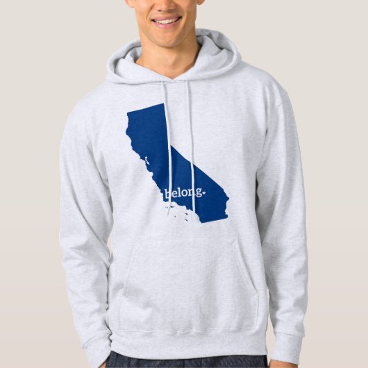 California State Map Belong Hoodie (Voorkant)