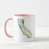 California State Map Illustration Mok (Links)