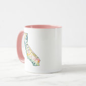 California State Map Illustration Mok (Voorkant links)