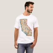  California State Map T-shirt (Voorkant volledig)