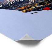 California State Photo insert and town name Poster (Hoek)