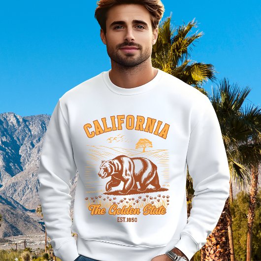 California State Pride – Bear & Wildflower Trui