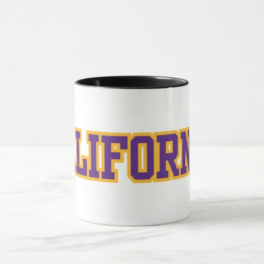 California State Pride Custom Two-Tone Koffie Mok (Midden)