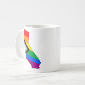 California State Pride LGBTQ Progress Pride Koffiemok (Voorkant links)