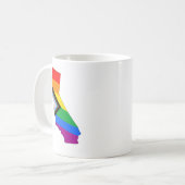 California State Pride LGBTQ Progress Pride Koffiemok (Voorkant links)
