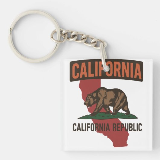 California State Pride Sleutelhanger (voorkant)