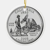 California State Quarter Keramisch Ornament (Voorkant)