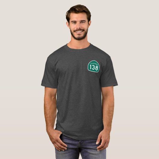 California State Route 138 T-Shirt (Voorkant volledig)