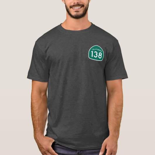 California State Route 138 T-Shirt (Voorkant)