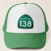 California State Route 138 Trucker Pet (Voorkant)