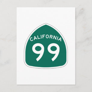 California State Route 99 Briefkaart