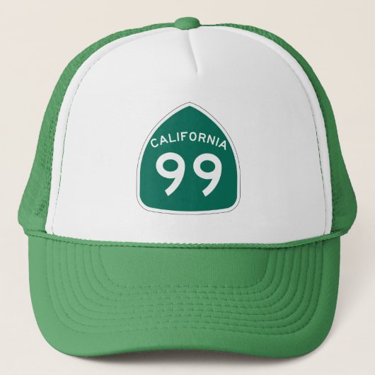 California State Route 99 Trucker Pet (Voorkant)