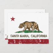 California State Santa Maria Briefkaart (Voorkant / Achterkant)