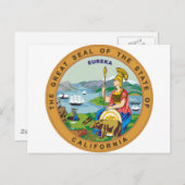 California State Seal Briefkaart (Voorkant / Achterkant)