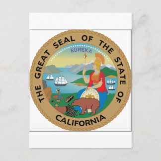 California State Seal Briefkaart