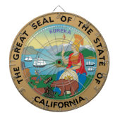 California State Seal Dartbord (Voorkant)