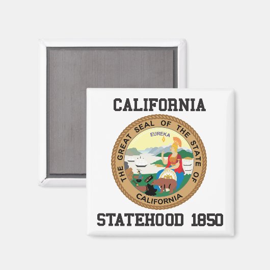 California State Seal Magneet (Voorkant / Achterkant)