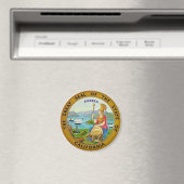 California State Seal Magneet (Insitu (Vaatwasser))