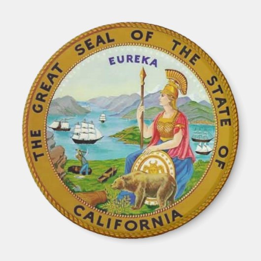 California State Seal Magneet (Voorkant)