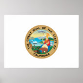 California State Seal Poster (Voorkant)