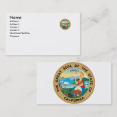 California State Seal Visitekaartje (Voorkant / Achterkant)