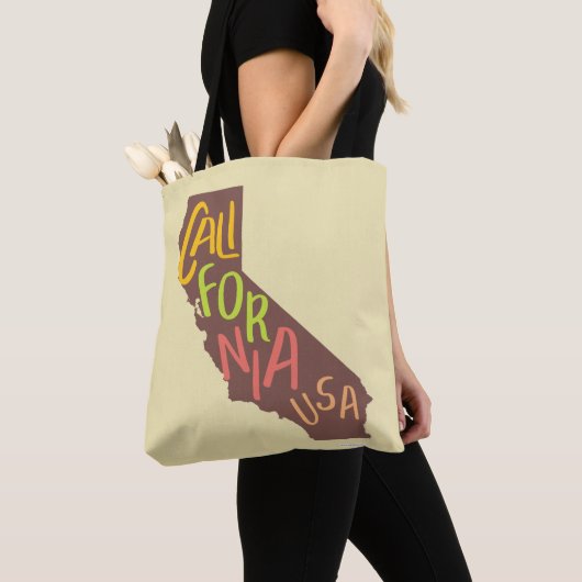 California State  Style Text Logo Tote Bag (Dichtbij)