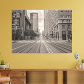 California Street, San Francisco Canvas Afdruk (Insitu (Woonkamer))