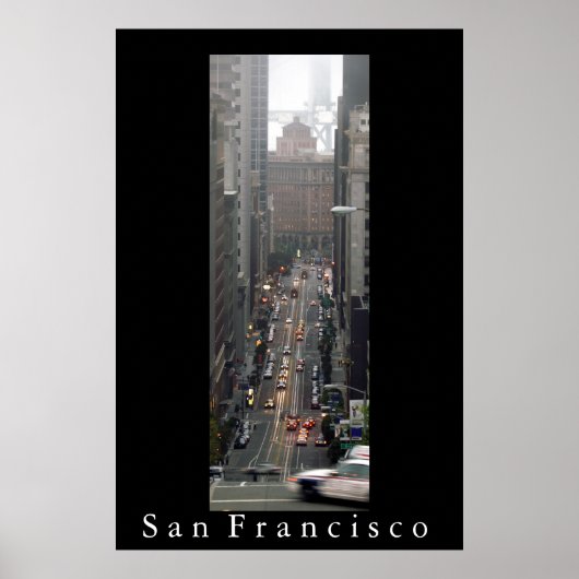 California Street, San Francisco Poster (Voorkant)