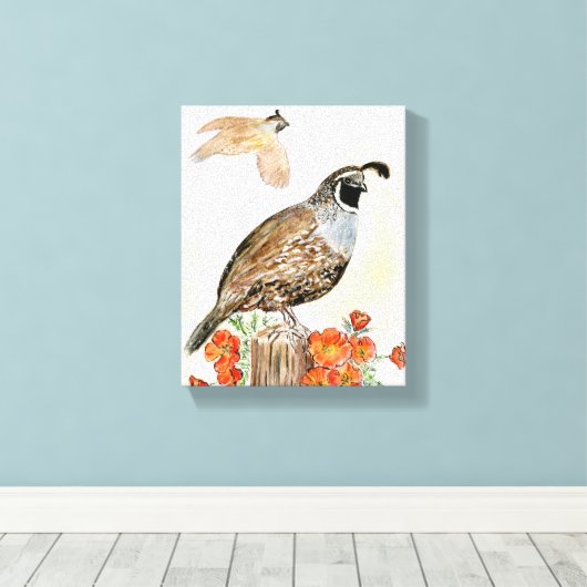 California Stretched Canvas Afdrukken (Insitu (Houten vloer))