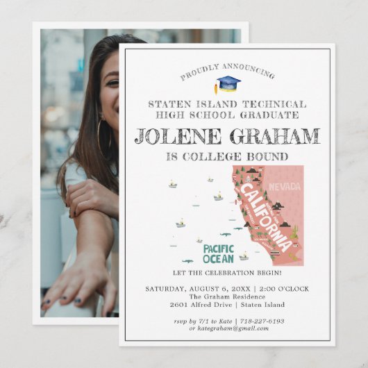 California | Studieacademie (Voorkant / Achterkant)