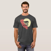 California  Style Lifeguard Tower T-shirt (Voorkant volledig)