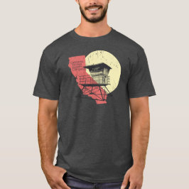 California  Style Lifeguard Tower T-shirt