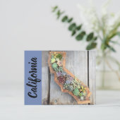 California Succulent Briefkaart (Staand voorkant)