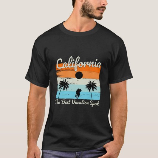 California Summer Beach T-shirt (Voorkant)