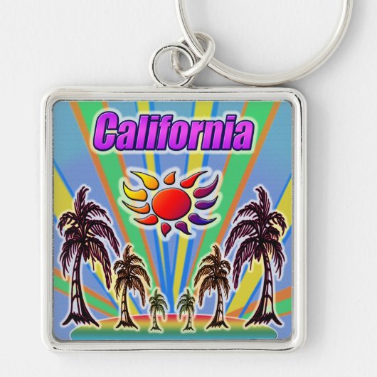 California Summer Love Sleutelhanger (Voorkant)