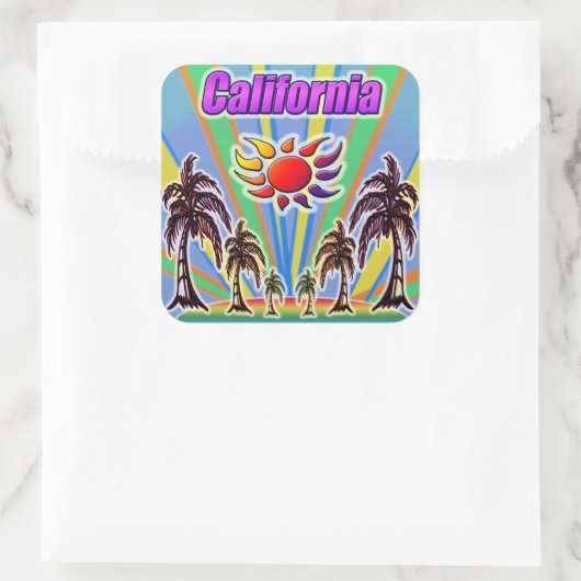 California Summer Love Sticker (Tas)