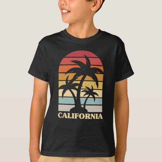 California Summer Retro  T-shirt (Voorkant)
